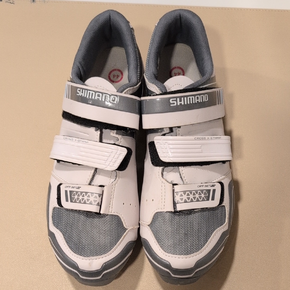 Shimano XC-31 Womens White and Gray Cycling Footwear SZ 44 W11